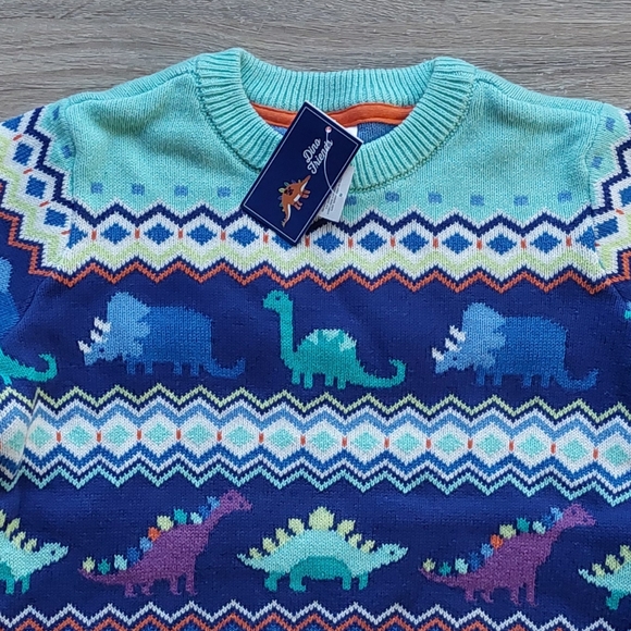 NWT Gymboree dinosaur sweater size 7 - Picture 8 of 16